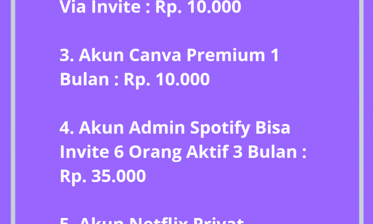 Jasa Upgrade Akun Spotify Premium Cuma 10Rb'n