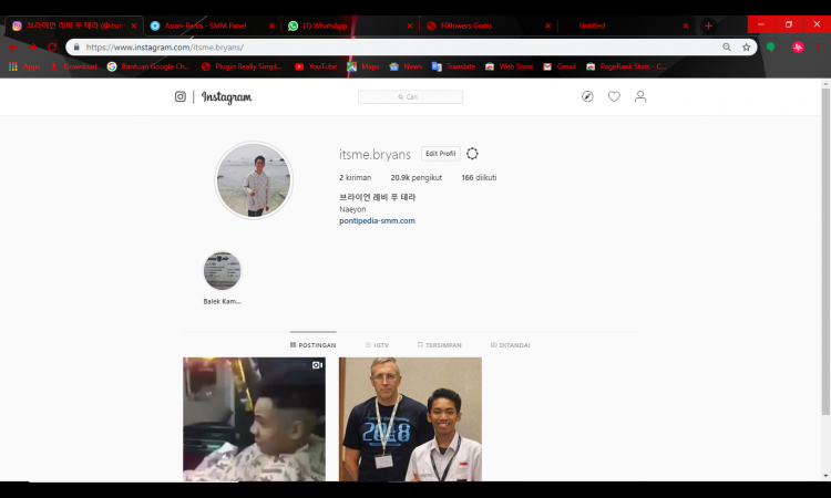 Jual akun Instagram 28K Follower ( Bukan akun bisnis)